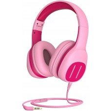 KVIDIO Kids Headphones with Mic, Foldable Wired Child Headphones with Safe Volume Limited 85dB/94dB and HD Sound Sharing Fundtion, Durable Pink Headsets for Girls,iPad,PC,Cellphone,Online Class KVIDIO Kids Headphones with Mic, Foldable Wired Child Headphones with Safe Volume Limited 85dB/94dB and HD Sound Sharing Fundtion, Durable Pink Headsets for Girls,iPad,PC,Cellphone,Online Class