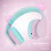 PowerLocus Kids Headphones Over-Ear, Bluetooth Wireless Headphones for Kids,with Microphone, Safe 85DB Volume Limited, Foldable with Carry Case, Audio Cable, Micro SD mode for Online Classes,PC,Phones